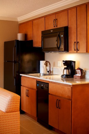 Kitchenette in the hospitality area at Hallmark Resort & Spa Cannon Beach